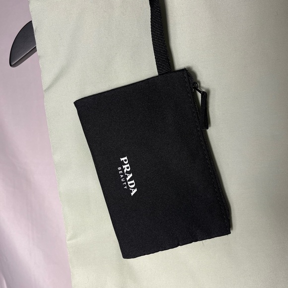 Prada Beauty Tote Bag, Reversible Mint Green  or Black NEW - Picture 5 of 11
